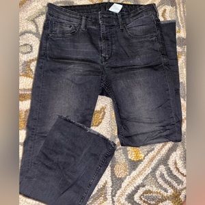 Kick flare black jeans